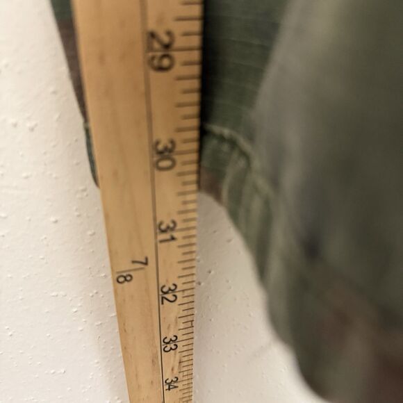 Da-Nang Camo Cargo Pants Embroidered Womens Sz Small Silk Cotton Straight Leg - Picture 14 of 16